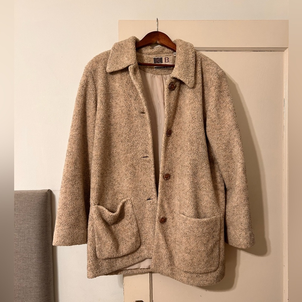 Vintage Faux Sherpa Coat